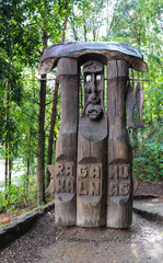 wooden sculpture
