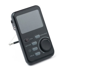 Metronome isolated on white background.Copy space