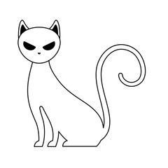 cat feline animal of halloween