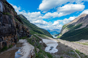 Beautiful trails in Lake Louise