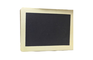 Fototapeta premium Small blackboard. White background frame08