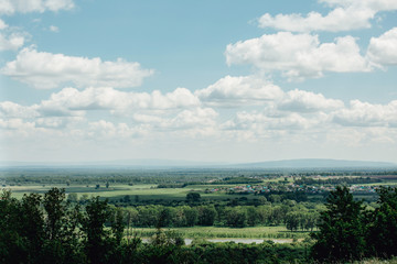 Beautiful summer landscape in Bashkiria.