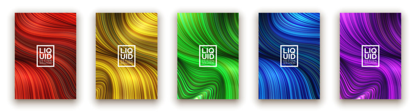 Modern colorful flow poster. Wave Liquid shape color background. Art design for your design project. Vector illustration EPS10