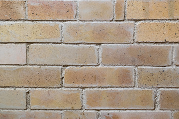 Light brown brick wall as background