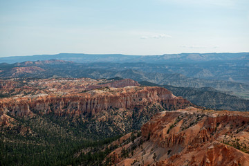 Fototapeta na wymiar Look over Bryce Canyon