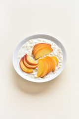 Oatmeal porridge in bowl