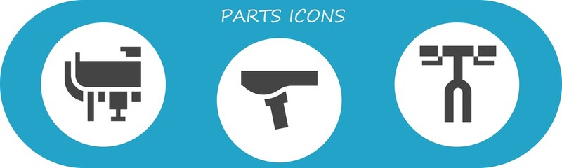 parts icon set