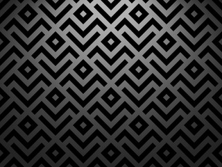 Abstract geometric pattern. A seamless vector background. Black ornament. Graphic modern pattern. Simple lattice graphic design