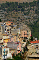 Ragusa, italian town.Sicily top view. Architecture,town full of buildings