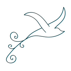 Bird icon. Vector illustration for your design