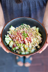 Poke Bowl with Spicy Tuna