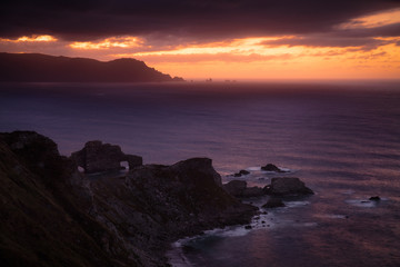 Acantilados de Loiba en Ortigueira y Cabo Ortegal al fondo