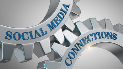 Social media connections concept