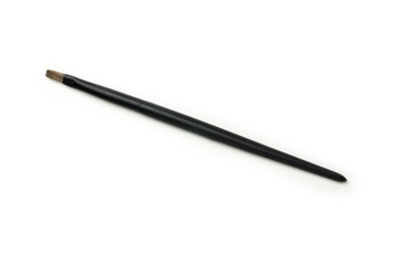 makeup eye shadow brush on white back ground 