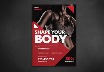 Geometric Flyer Layout