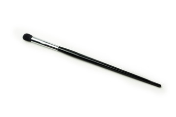 makeup eye shadow brush on white back ground 