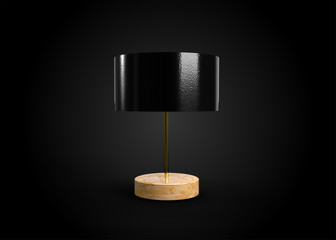Bedside Lamp Antique Style Design 3D Render