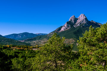 Naklejka premium The Mountain of Pedraforca (Catalonia, Spain)