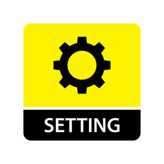 Setting icon for web and mobile
