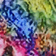 Impression color mix abstract texture art. Artistic bright background. Oil painting artwork. Modern style graphic wallpaper. Large strokes of paint. Colorful pattern for design work or wallpaper.