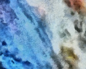 Impression color mix abstract texture art. Artistic bright background. Oil painting artwork. Modern style graphic wallpaper. Large strokes of paint. Colorful pattern for design work or wallpaper.