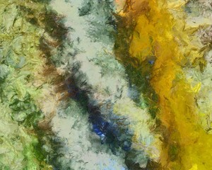 Impression color mix abstract texture art. Artistic bright background. Oil painting artwork. Modern style graphic wallpaper. Large strokes of paint. Colorful pattern for design work or wallpaper.