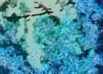 Impression color mix abstract texture art. Artistic bright background. Oil painting artwork. Modern style graphic wallpaper. Large strokes of paint. Colorful pattern for design work or wallpaper.