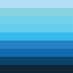 Blue color palette vector illustration