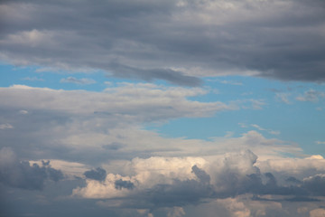 Naklejka na ściany i meble Beautiful clouds with sky background