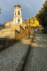 Fototapeta na wymiar Virgin Mary Eastern Orthodox Church in city of Plovdiv, Bulgaria