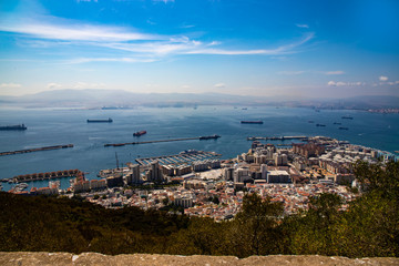 Gibraltar Rock - beautiful daily view from Gibraltar