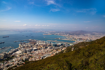 Gibraltar Rock - beautiful daily view from Gibraltar