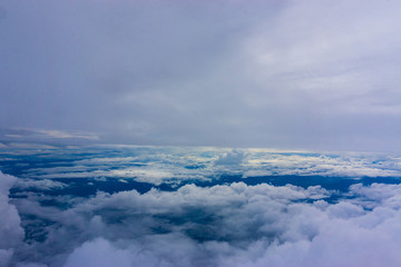 Fluffy clous sky nature atmosphere