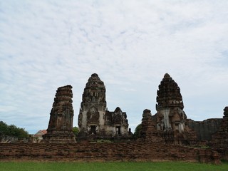Fototapeta premium Mahathat Temple, Mueang Lop Buri District Lopburi