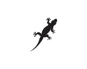 Obraz na płótnie Canvas Lizard chameleon logo or icon template vector design