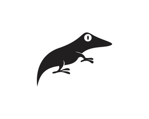 Lizard chameleon logo or icon template vector design