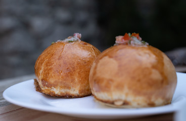Tasty bread buns