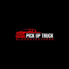 pick up truck logo design vector © THE LASTMINI