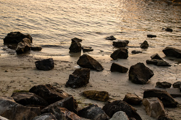 Obraz premium Sunset on the Gulf of Mexico