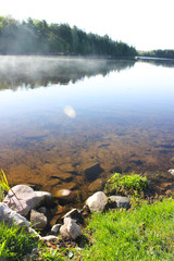 Fototapeta premium Visiting the lake