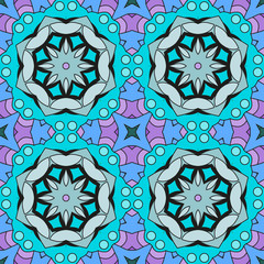 Beautiful card for decoration design. Abstract repeat background. Geometric modern ornament.