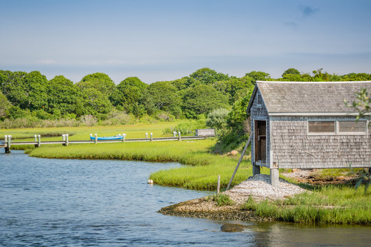 Martha's Vineyard Boat House On The Water