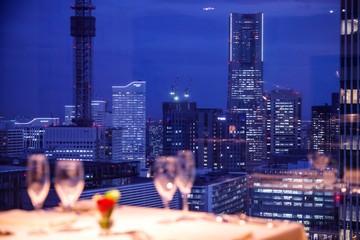 night view dinner  夜景 レストラン