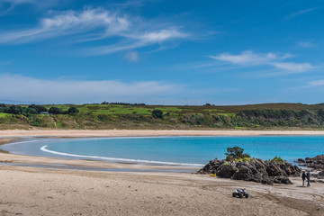 A quiet bay in New Zealand