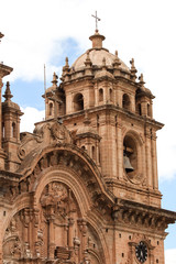 Obraz premium Bell tower of the Cusco Cathedral.