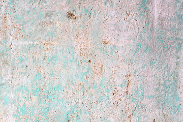 cracked concrete vintage wall background, Abstract light blue grunge rusty wall texture.