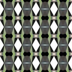 seamless repeatable geometric pattern with dark slate gray, dark sea green and bisque colors