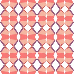 abstract seamless pattern with light salmon, antique fuchsia and indian red colors