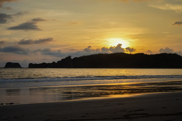 Fototapeta na wymiar Beautiful beach of Carrillo in Costa Rica