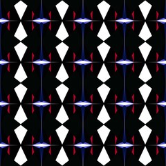 seamless geometric pattern with black, moderate pink and slate blue colors